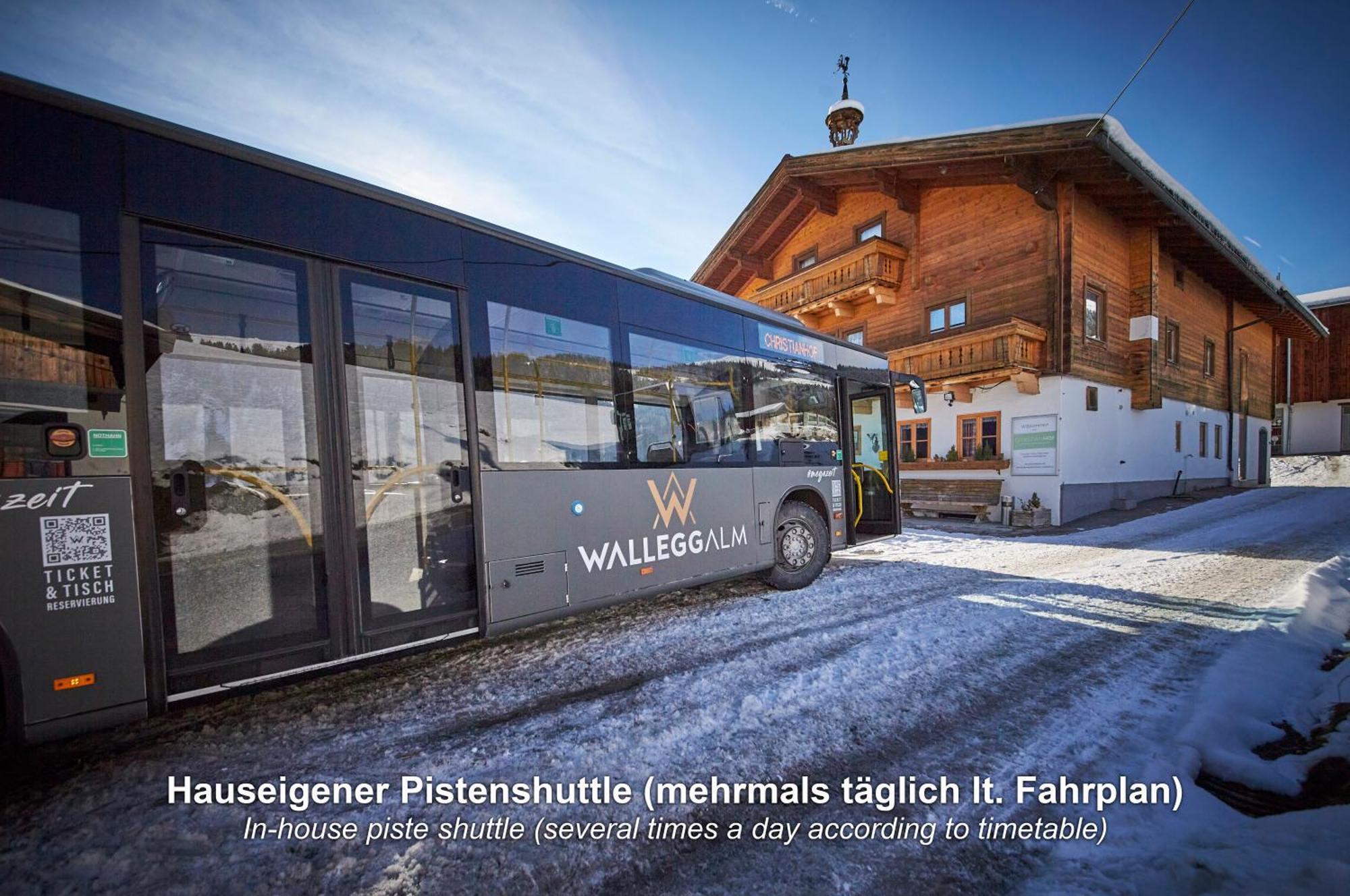 Ski In-Ski Out - Gaestehaeuser Saalbach-Hinterglemm - Wallegghof Christianhof Kültér fotó